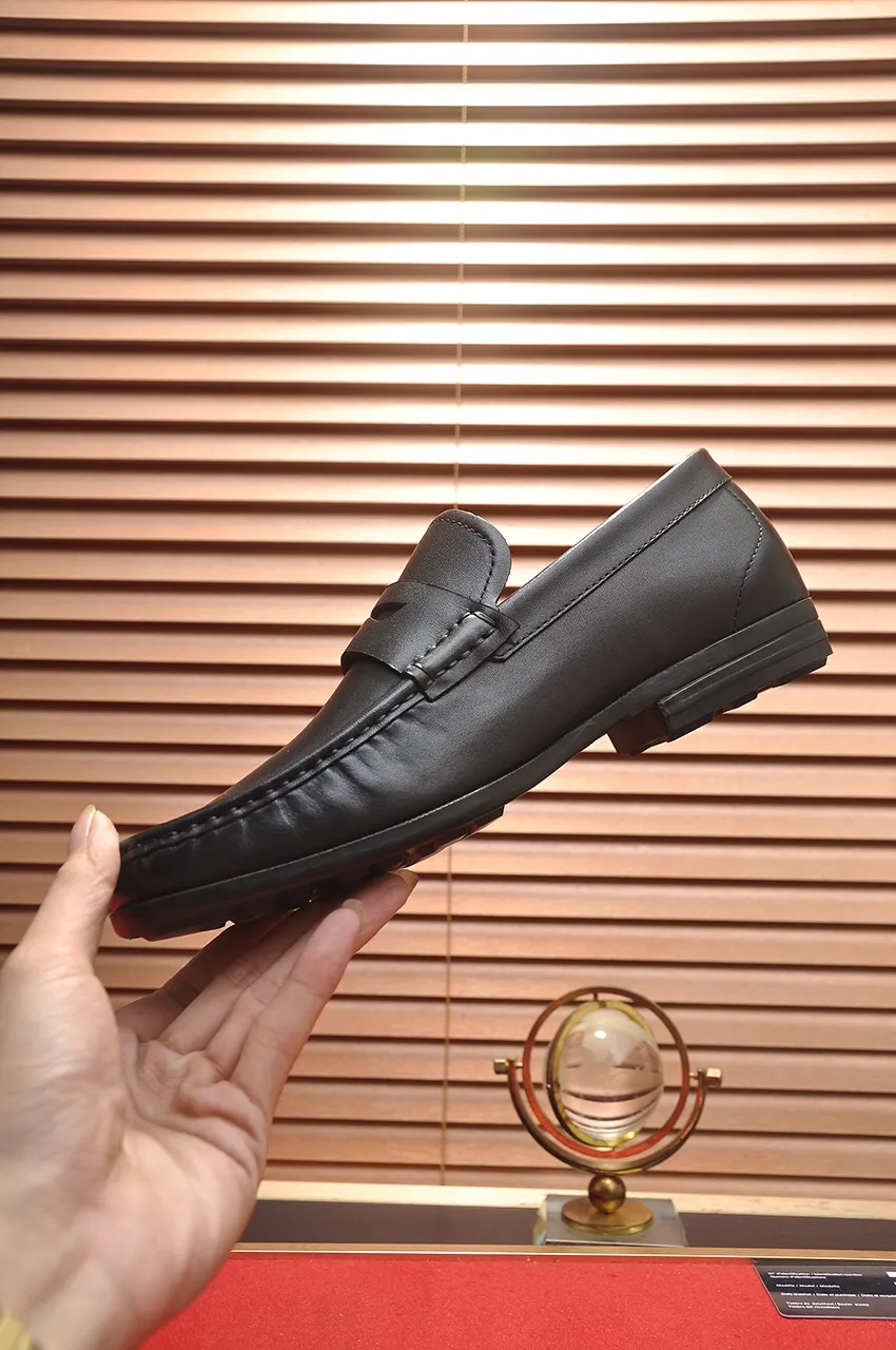 Men's shoes 💰500💶[Ferragamo/Ferragamo] The latest model in the counter. Original imported open-sided high-quality cowhide hand-woven + imported 🐂 cowhide + original luxury metal buckle + original combination outsole. Comparison without pressure 38--44🎉